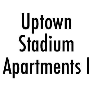 Uptown Stadium Apartments I logo